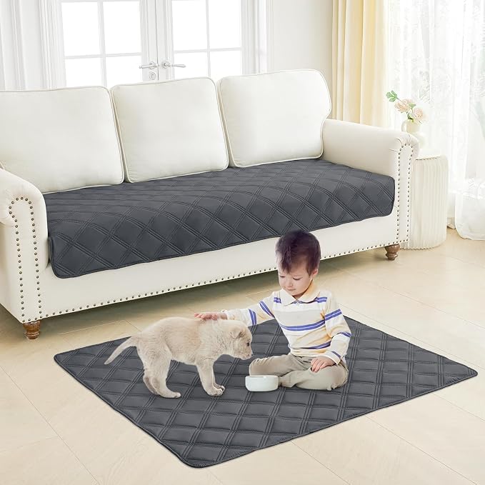 Smiry Waterproof Dog Bed Cover Blanket 52x82, Soft Reversible Pet Blanket - Image 7