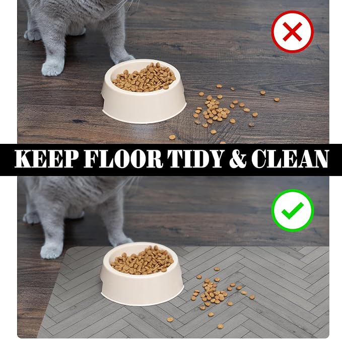 Dog Food Mats for Floors Absorbent, Pet Cat Food Mat - Image 5