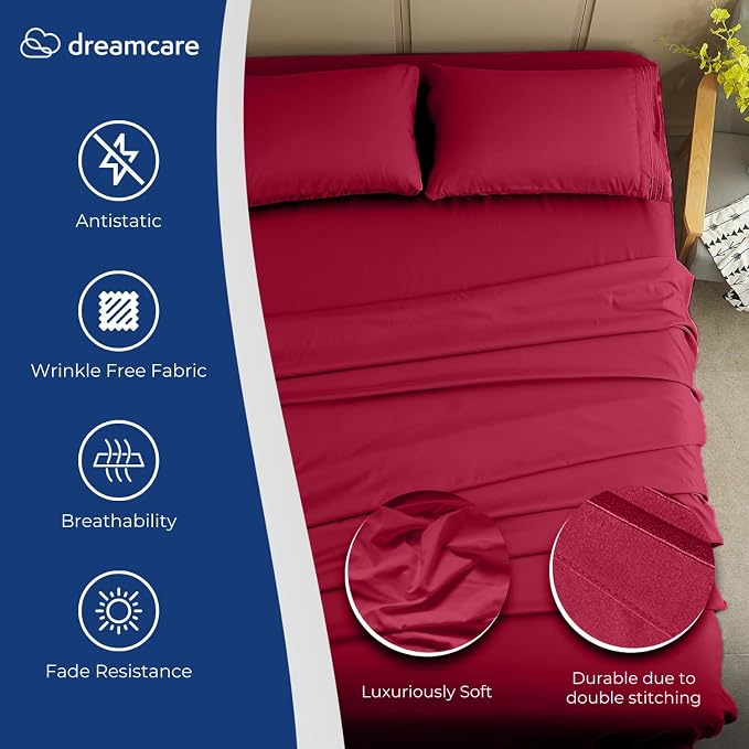 DREAMCARE King Size Sheets Set - Image 2