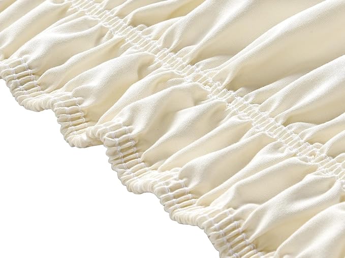 Ivory Wrap Around Bed Skirts - Image 4