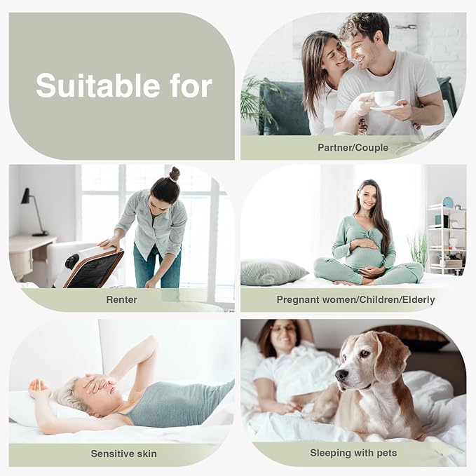 Novilla Twin Mattress Topper, Extra Thick Pillow Top Mattress Pad - Image 7