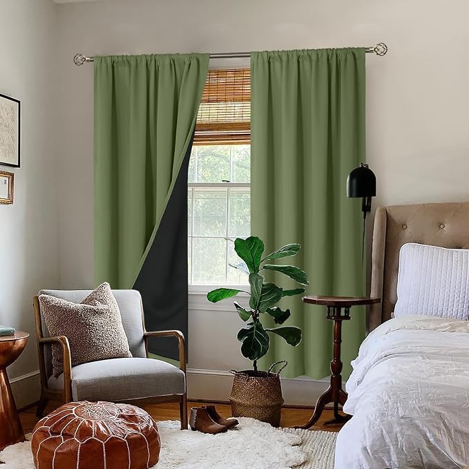 BGment Blackout Curtains for Bedroom, Full Room Darkening Thermal Insulated - Image 2