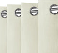 Easy-Going Linen Look Blackout Curtain Grommet Window Curtain Drapes by Easy-Going