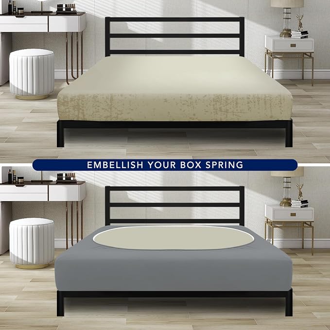 PureFit Stretchy Box Spring Cover Twin - Image 4