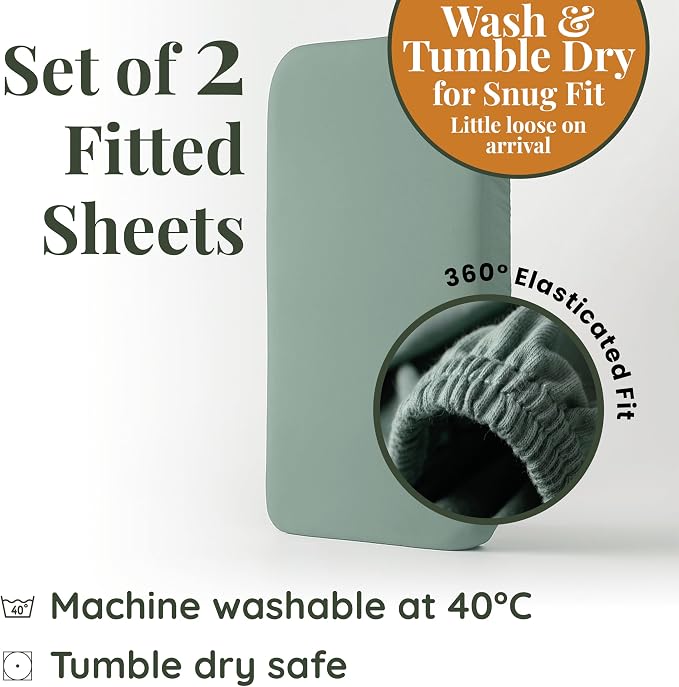 GOTS 100% Organic Bassinet Sheets - Image 7