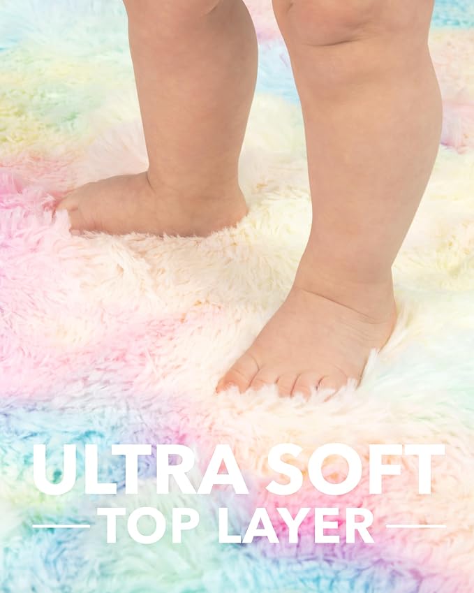 Ophanie Upgrade 4x6 Light Rainbow Rugs - Image 4