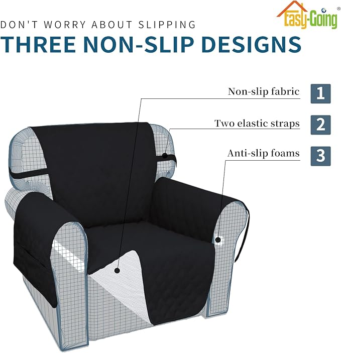 Easy-Going Waterproof Oversized Loveseat Covers Leakproof Couch Cover - Image 4