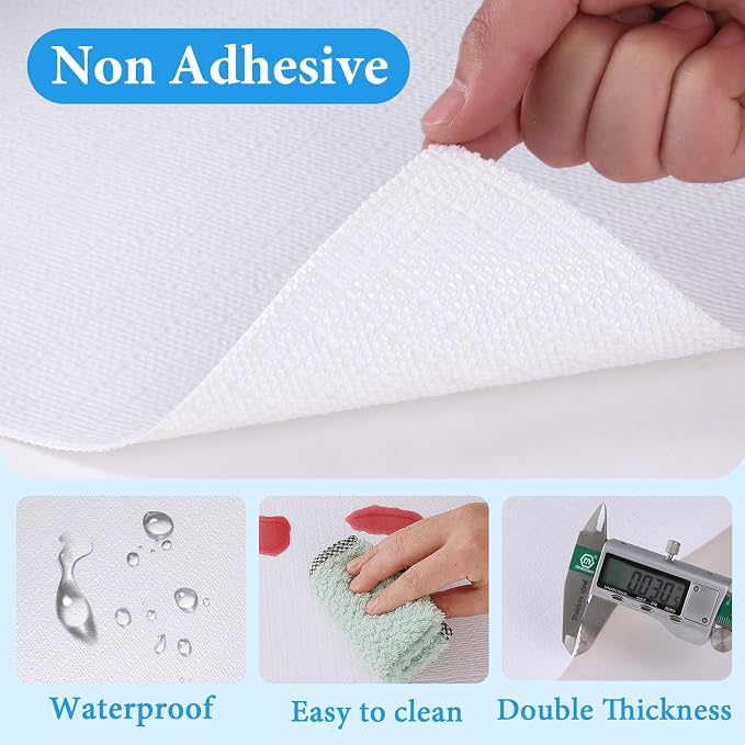 Shelf Liners for Kitchen Cabinets 12in x 10FT Non Adhesive Drawer Liner White - Image 6
