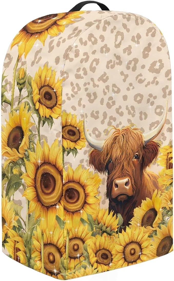 Leopard Cow Sunflower Blender Cover Stand Mixer Covers Anti Fingerprint Dust - Image 3