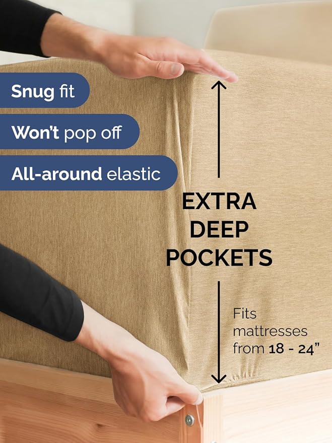Extra Deep Split King Sheet Set - Image 3