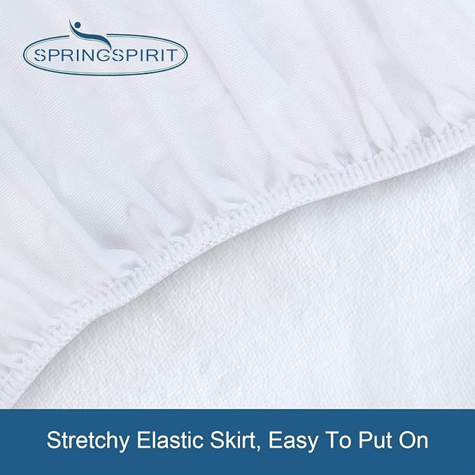 2 Pack Queen Mattress Protector Waterproof Mattress Topper Pad Cover Fitted - Image 7