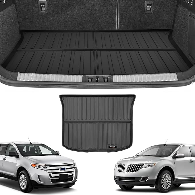 Custom for 2007-2014 Ford Edge/2007-2015 Lincoln MKX Cargo Mats Trunk Liner All - Image 2
