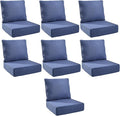 Outdoor Cushion Set for Furniture Patio Furniture, UV Resistant, Water Resistant by PLANNTONNEO
