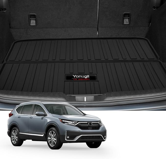 Custom for 2017-2022 Honda CRV Cargo Mats Trunk Liner All Weather TPE - Image 3