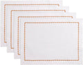 Home Ekaa Cotton Linen White Placemats 14 x 19 Inch – Spring, Summer Placemats by HomeEkaa