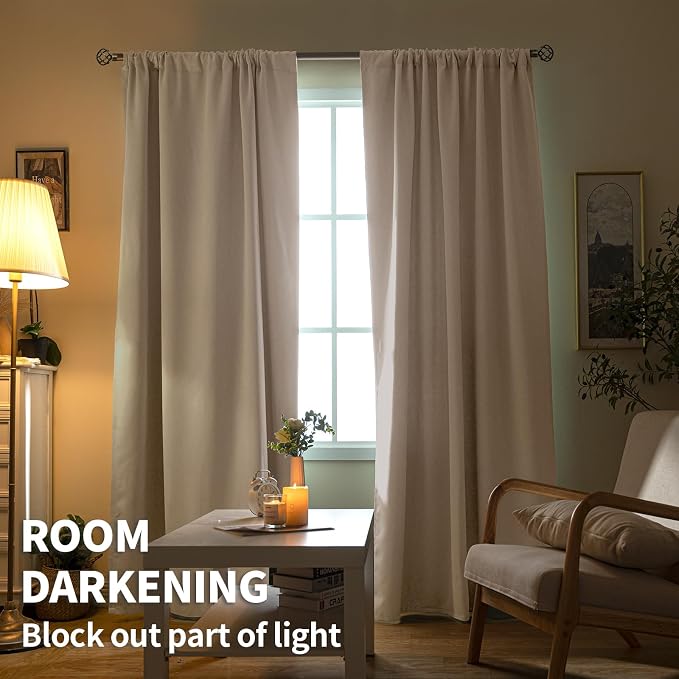 BGment Blackout Curtains 24 Inches Length - Image 6