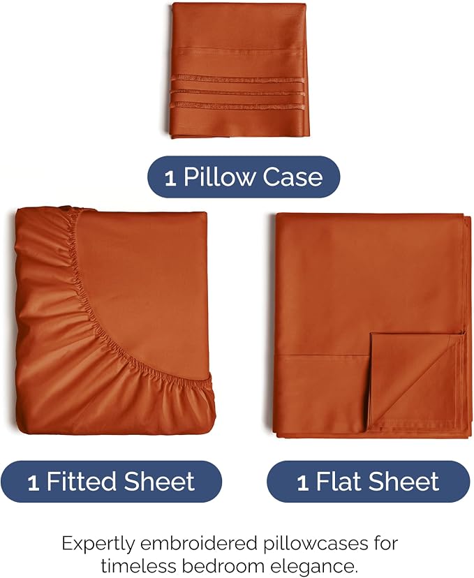 Twin Size 3 Piece Sheet Set - Image 2