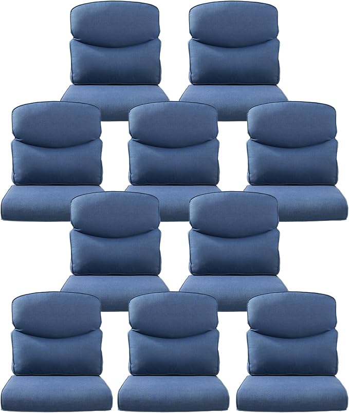 10-Piece Outdoor Patio Cushion Set by Pugire