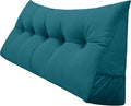 Triangular Reading Bed Rest Pillow Large Bolster Cushion Headboard Backrest by PEACHWELL