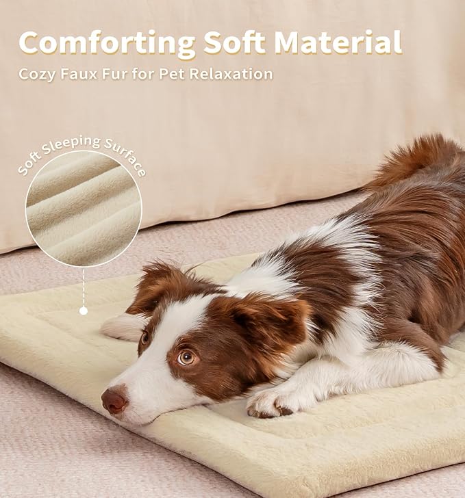 Made4Pets Dog Crate Pad Bed for Large Dogs, Washable & Reversible, Anti-Slip - Image 2