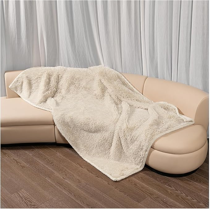 Long Faux Fur Calming Pet Blankets - Image 9