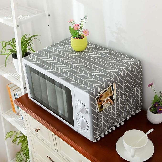 AKOAK 1 Pack 30cm x 90cm/11.81" x 35.43" Household Kitchen Microwave Dust Cover - Image 2