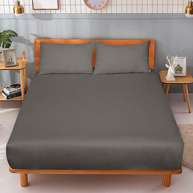ROYALE LINENS 300 Thread Count 100% Long Staple Combed Cotton Fitted Sheet Twin - Image 5