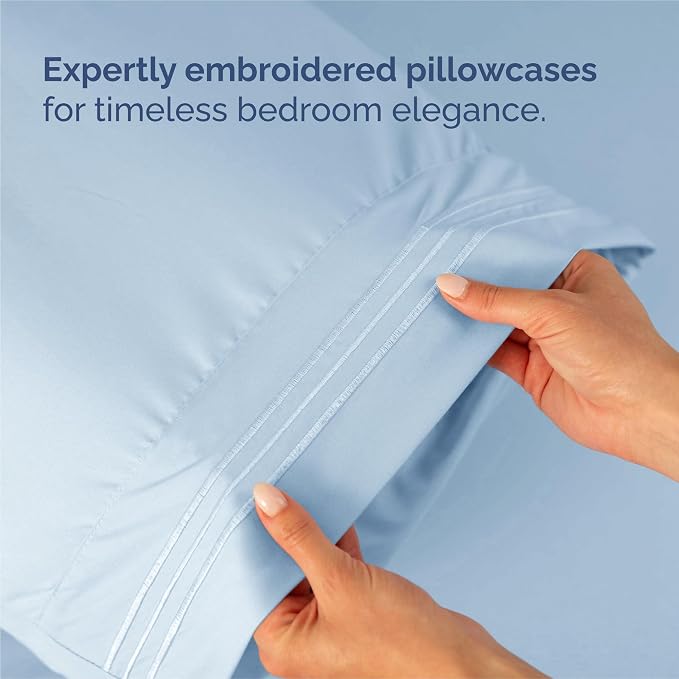 Split King Size 5 Piece Sheet Set - Image 6
