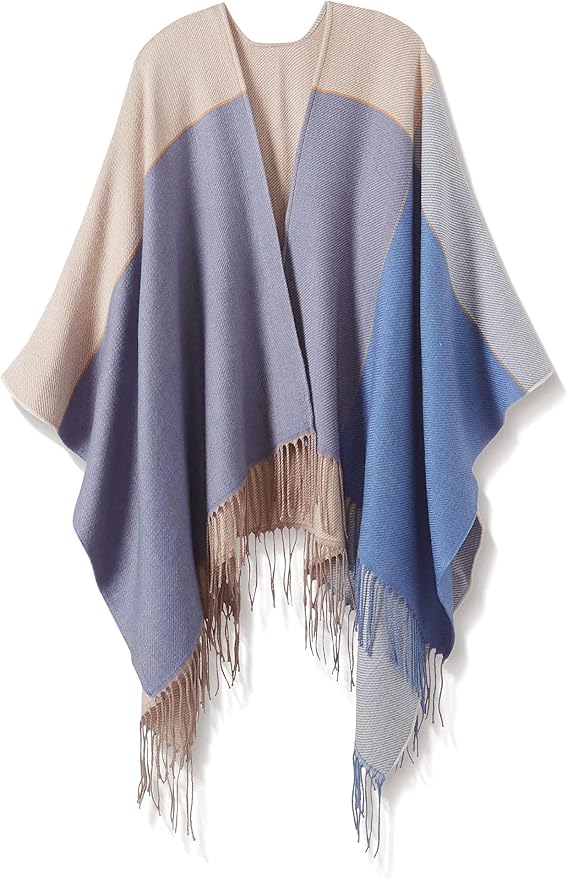 Breezy Lane Women's Shawl Wraps Warm Poncho Ruana Wrap Cardigan by BreezyLane