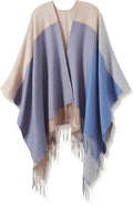 Breezy Lane Women's Shawl Wraps Warm Poncho Ruana Wrap Cardigan by BreezyLane