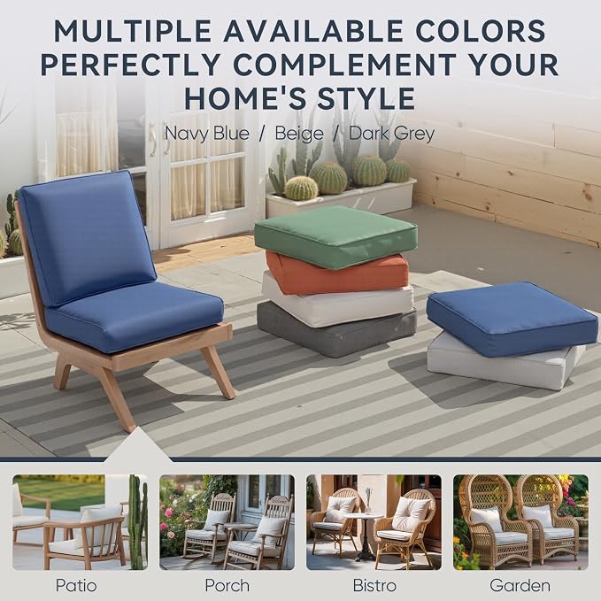 7-Piece Outdoor Patio Cushion Set - Image 7