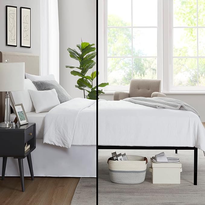 Nestl White Full Bed Skirt - Image 6