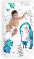 JumpOff Jo - Fitted Crib Sheet, Super Soft Breathable 100% Cotton Baby Crib by JumpOffJo