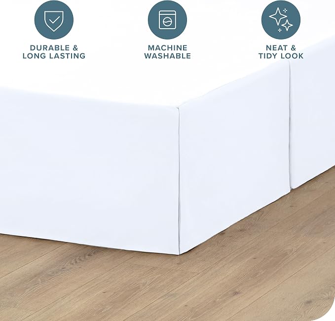 Bare Home King Bed Skirt - Image 2