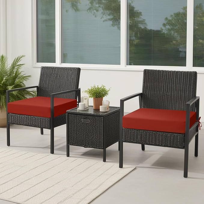 idee-home Outdoor Cushions for Patio Furniture, Outdoor Seat Cushion, - Image 3