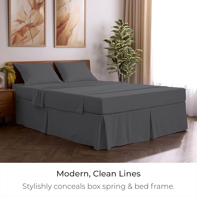 Mellanni Bed Skirt Twin Size - Image 5