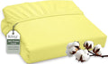 ROYALE LINENS 300 Thread Count 100% Long Staple Combed Cotton Fitted Sheet Queen by ROYALELINENS