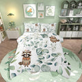 Erosebridal Cute Raccoon Twin Size Comforter Set by Erosebridal