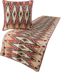 The HomeCentric King Queen Twin Multi Color & Pink Designer Twin 53"x18" Bed by TheHomeCentric