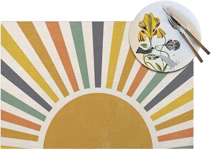 Summer Boho Placemats Set of 4 - Image 5