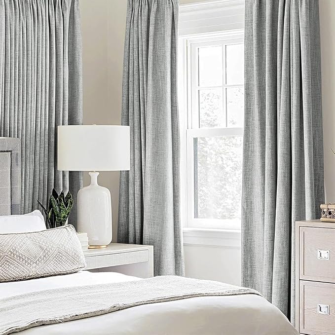 MIULEE Linen Curtains 100% Blackout - Image 2