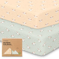 KeaBabies 2-Pack Baby Crib Sheets by KeaBabies