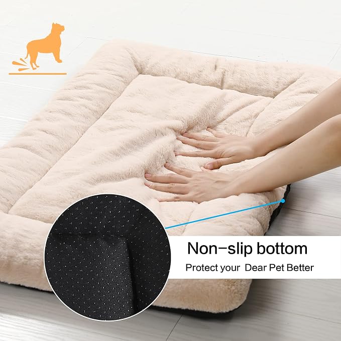 Dog Beds Crate Pad for Medium/Large Dogs Ultra Soft Dog Crate Bed Washable & - Image 6