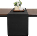 Table Runners 72 Inches Long, Dual-Sided Faux Leather Farmhouse Table Runner by Chitomars