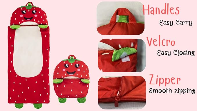 Kid's Nap Buddies Character Preschool Nap Mat, Toddler Sleeping Bag - Image 7