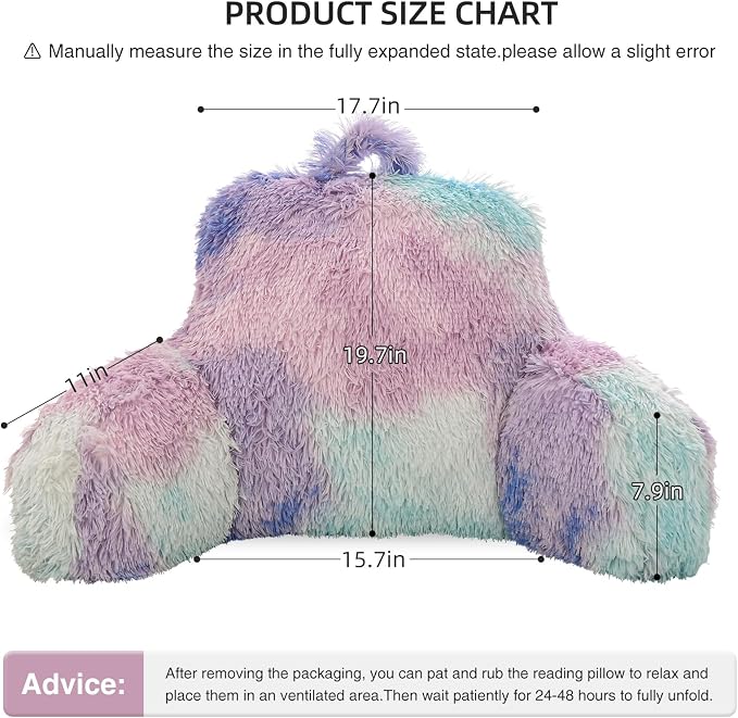 Aimuan Reading Pillow Bed Rest Wedge Large Adult Backrest Pillow - Image 3