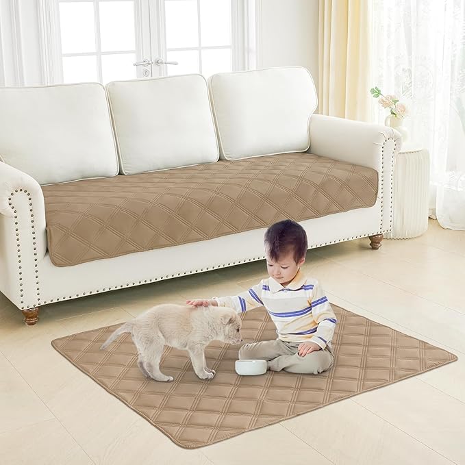 Smiry Waterproof Dog Bed Cover Blanket 68x82, Soft Reversible Pet Blanket - Image 7