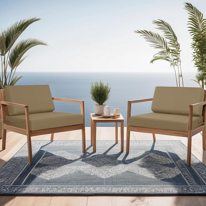 idee-home Outdoor Cushions for Patio Furniture, Outdoor Seat Cushion, - Image 4