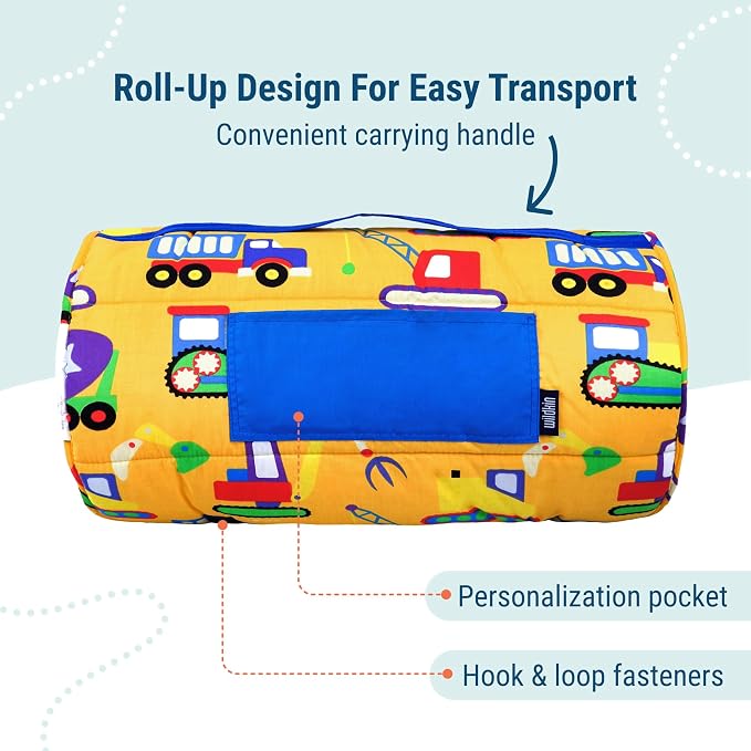 Wildkin Kids Original Nap Mat – Cozy Kids Sleep Mat - Image 4