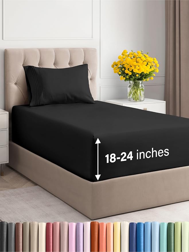 Extra Deep Pocket Twin XL Sheets - Image 2